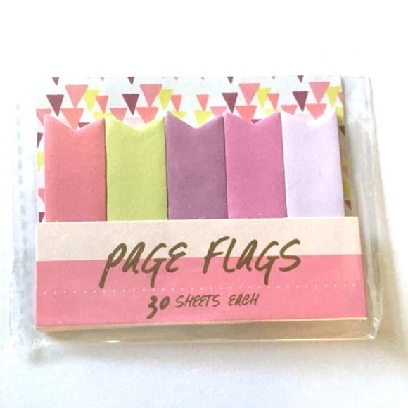 Stationery Set Planner Accessories Kit Journals Page Flags Pens Pencils Chevron - Picture 3 of 5